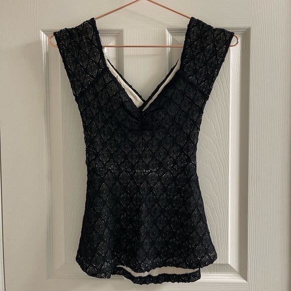 Anthropologie Deletta Lace Top - Picture 3 of 6
